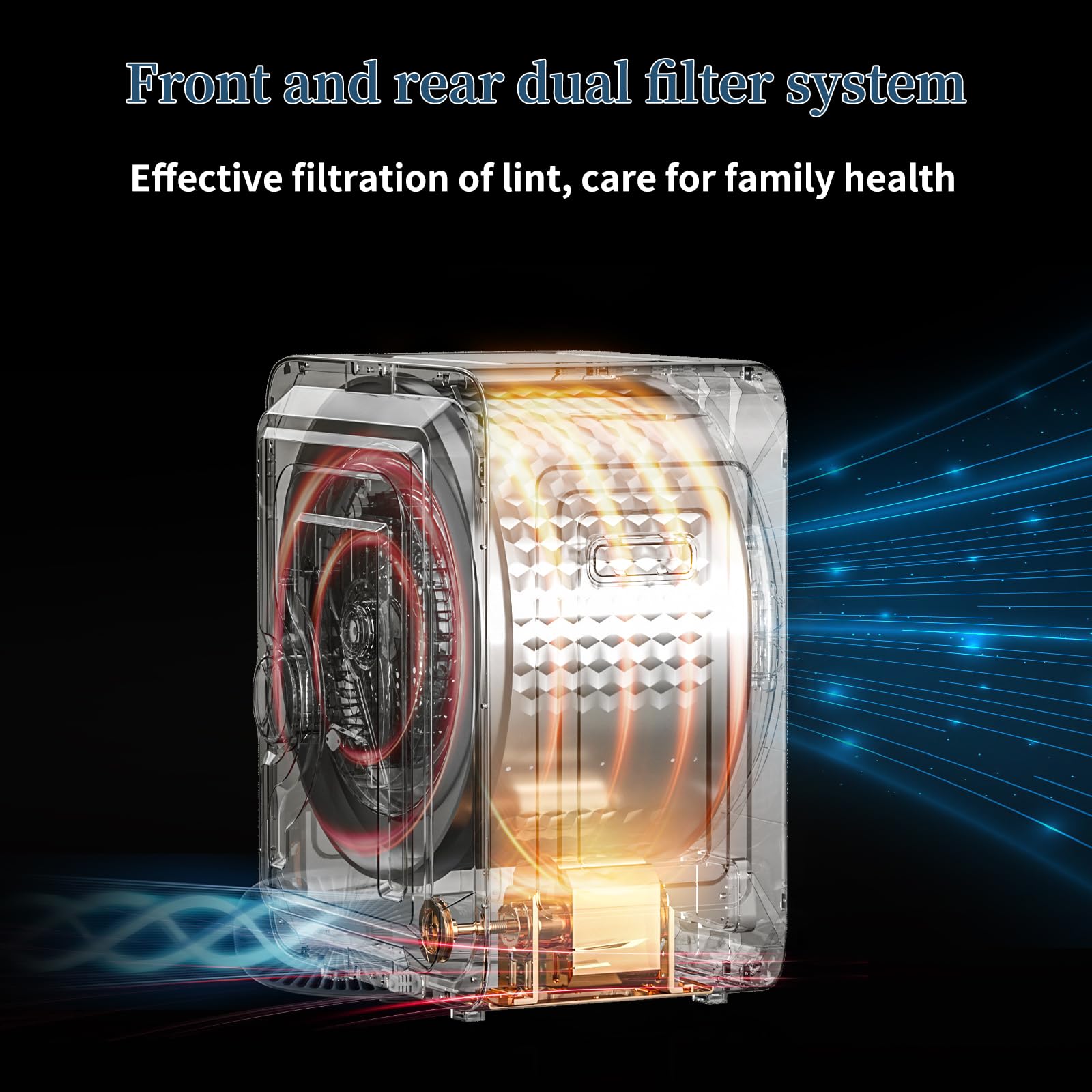 Amazon.com: Zynkez Portable Clothes Dryer, 110V Electric Compact